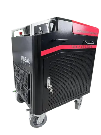 FOX P CL FOX P CL 1500A Air Cooled CW: Heavy-duty laser cleaner for thick materials, industrial rust, and paint stripping